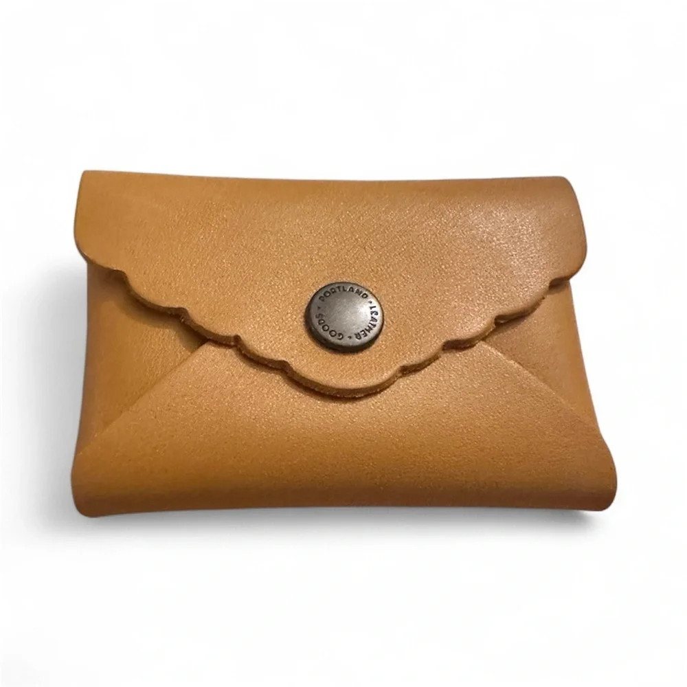NWOT Portland Leather Sunflower Daisy Coin Pouch - Picture 1 of 1